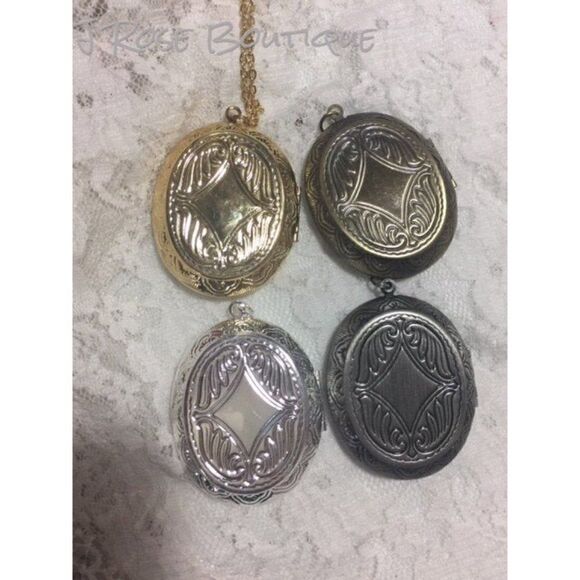 Heart Angel Cherub Locket Georgian Locket Necklace Christmas gift mom daughter - Picture 5 of 5